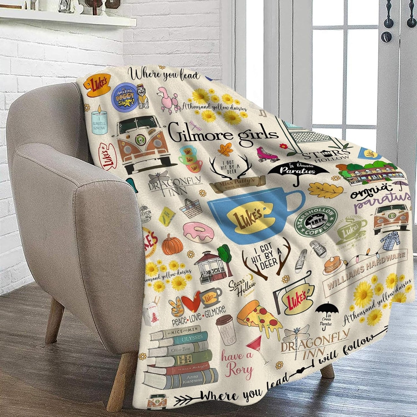 Gilmoregirls Throw blanket