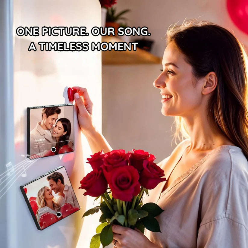 LoveLoop® Custom Photo Magnet with Song