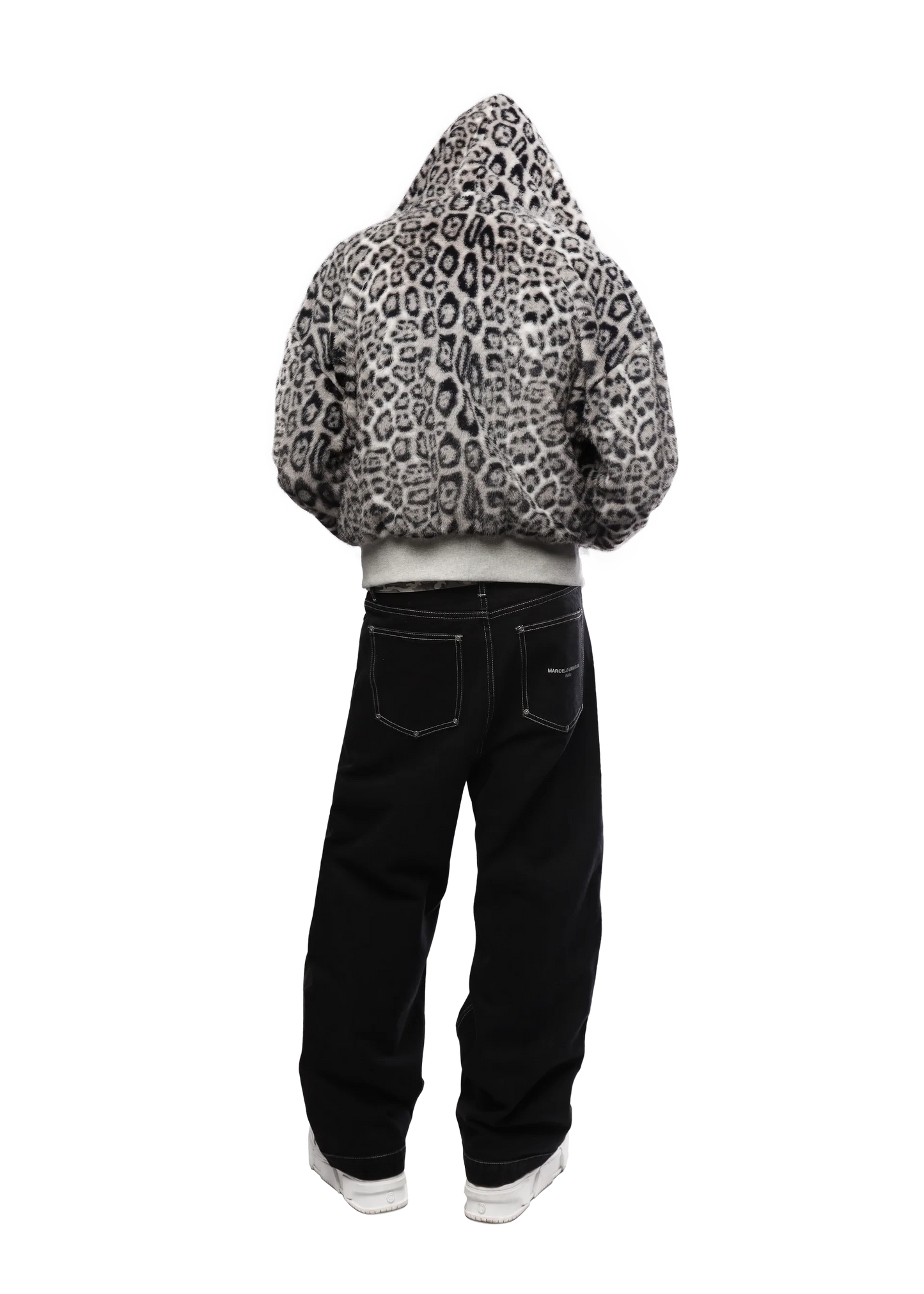 REVERSIBLE FUR ZIP HOODIE