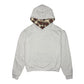 Plaid reversible hoodie