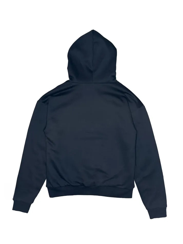 Plaid reversible hoodie