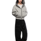 REVERSIBLE FUR ZIP HOODIE